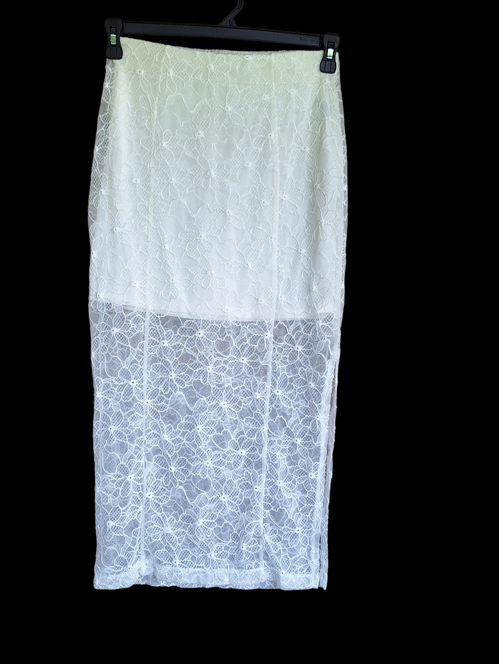 Semi Sheer Lace Small Midi Skirt Country Cowgirl Cottage Fairy Boho Y2K Rodeo
